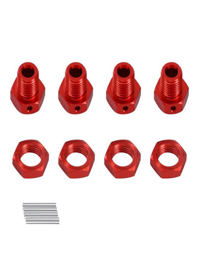 POLANTA 17mm Aluminum Alloy 6mm Extended Hub Hex Nut Set for ARRMA Kraton 4s Outcast 4s Upgrade Parts - Image 2